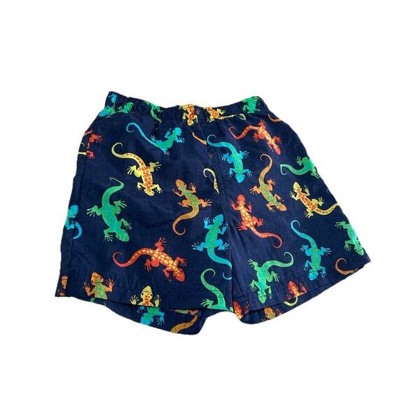 Vintage Carter’s Baby Boy 12 Month Swimsuit Trunk Bottoms Lizard Print - Picture 2 of 5